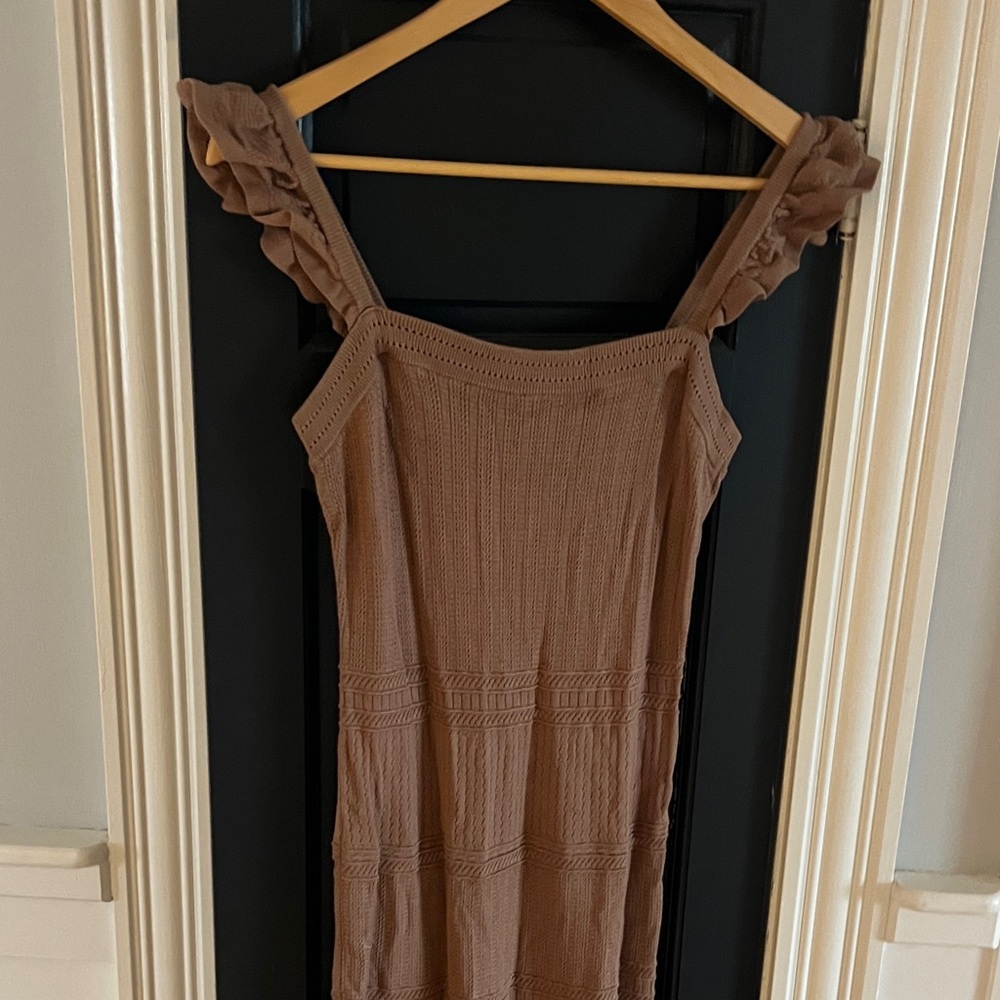 RW&CO. Taupe Knit  dress